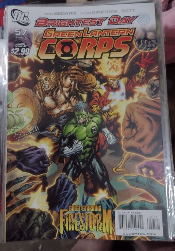 Green Lantern Corps #57 (DC Comics, 2011), raw, ungraded comic book — front cover