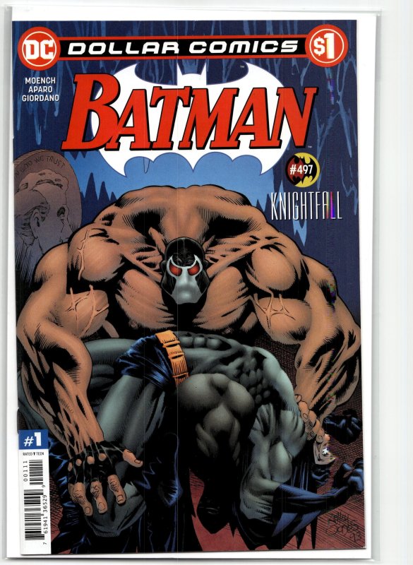 Dollar Comics: Batman #497 (2019), raw, ungraded comic book — front cover