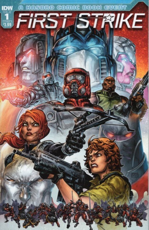 First Strike #1 (IDW Publishing, 2017), raw, ungraded comic book — front cover