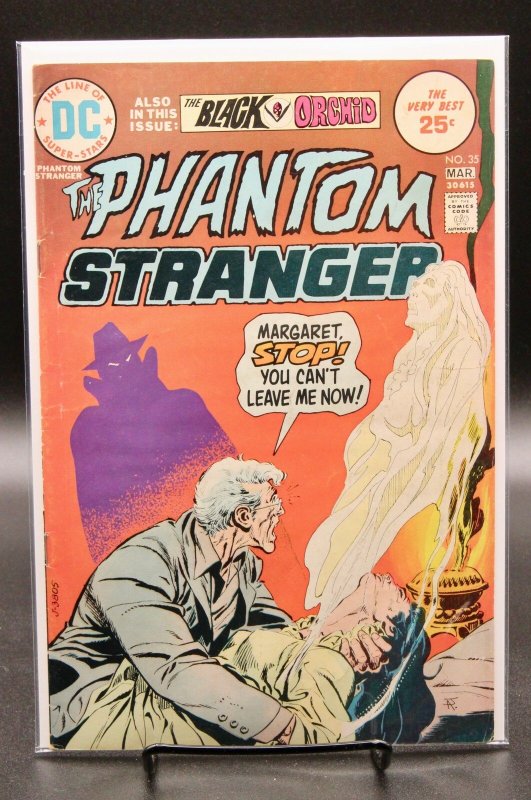 The Phantom Stranger #35 (DC Comics, 1975), raw, ungraded comic book — front cover