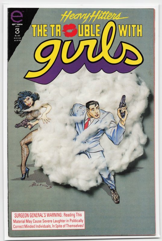 The Trouble with Girls: Night of the Lizard #3 (DC Comics, 1993), raw, ungraded comic book — front cover