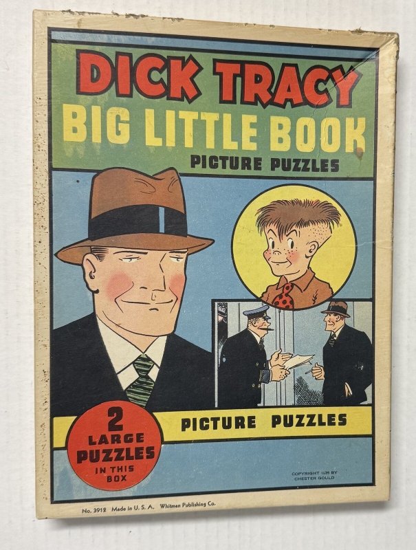 Dick Tracy Big Little Book Picture Puzzle 1939 Rare Complete (1939), raw, ungraded comic book — front cover