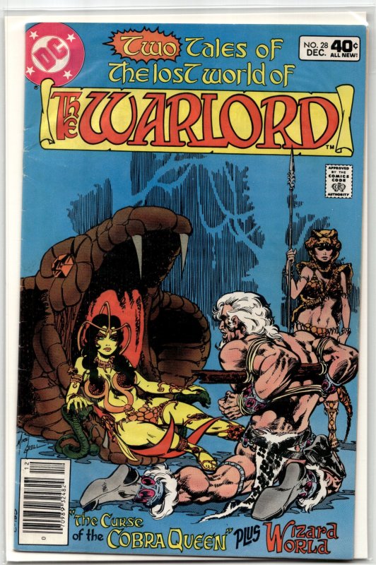 Warlord #28 (DC Comics, 1979), raw, ungraded comic book — front cover
