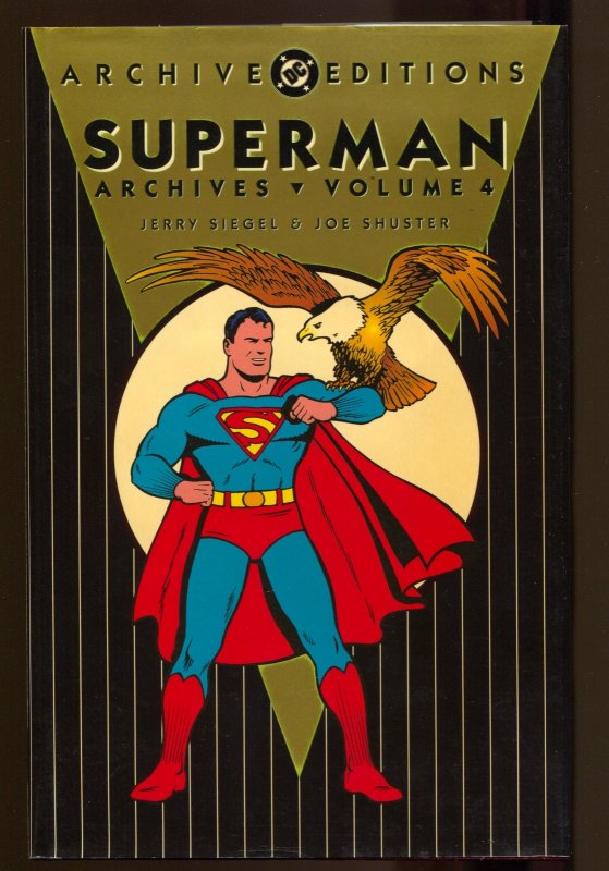 Superman Archive-Vol 4-Golden Age Color Reprints-Hardcover, raw, ungraded comic book — front cover