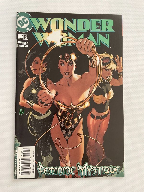 Wonder Woman #186 (DC Comics), raw comic book in NM condition — front cover