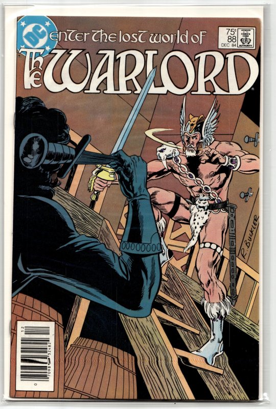 Warlord #88 (DC Comics, 1984), raw, ungraded comic book — front cover