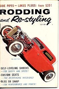 Mag: Rodding...-7/58-Drag Strip Photos/ruby Rod VG, raw comic book in VG condition — front cover
