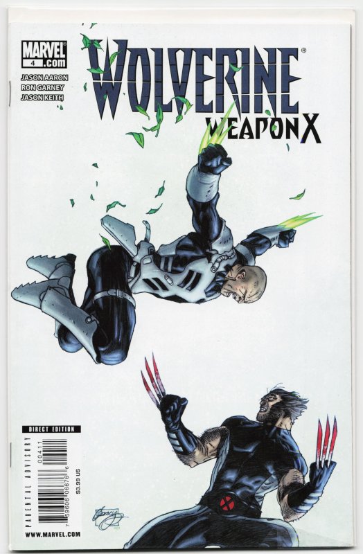 Wolverine Weapon X #4 (2009), raw, ungraded comic book — front cover