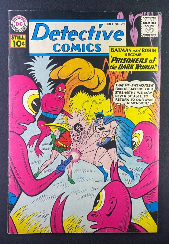 Detective Comics #293 (DC Comics, 1937), raw comic book in FN 6.0 condition — front cover