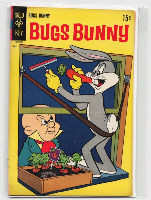 Bugs Bunny #123 (Gold Key, 1969), raw, ungraded comic book — front cover