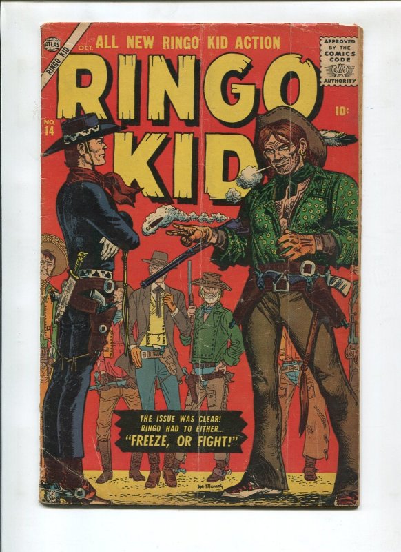 Ringo Kid #14 (1956), raw, ungraded comic book — front cover