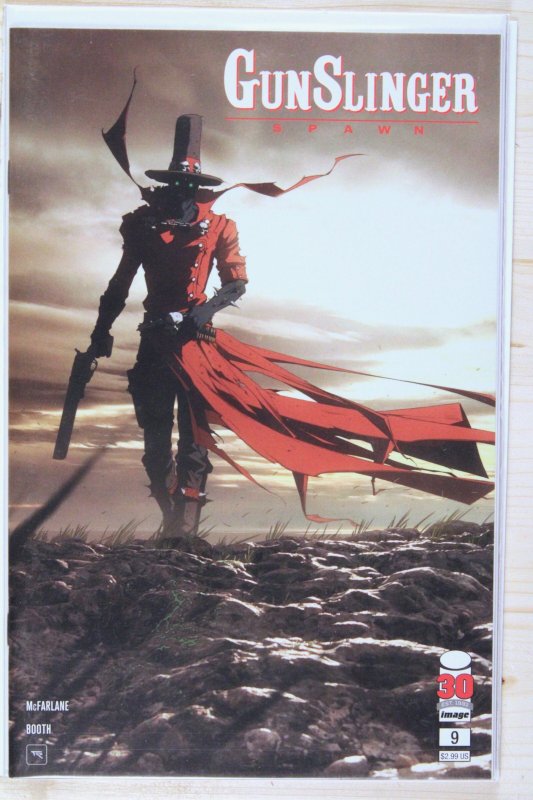 Gunslinger Spawn #9 (Image Comics, 2022), raw comic book in NM+ 9.6 condition — front cover