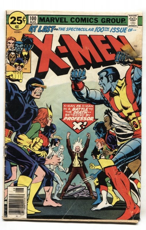 X-Men #100 - 1976 - Marvel - G+ - Comic Book (Marvel Comics, 1976), raw, ungraded comic book — front cover