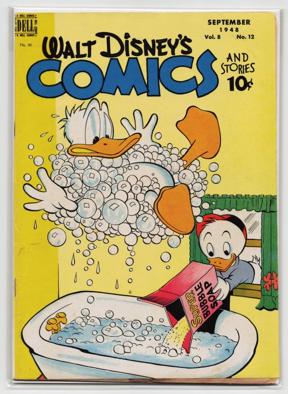 Walt Disney's Comics and Stories #96 (Dell, 1948), raw, ungraded comic book — front cover