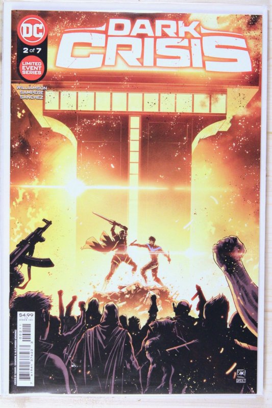 Dark Crisis #2 (DC Comics, 2022), raw comic book in NM+ 9.6 condition — front cover