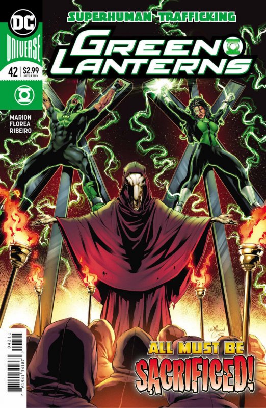 Green Lanterns #42 (DC Comics, 2016), raw comic book in VF/NM condition — front cover