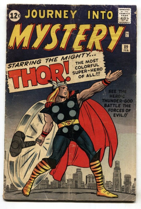 Journey into Mystery #89 (Marvel Comics, 1963), raw, ungraded comic book — front cover