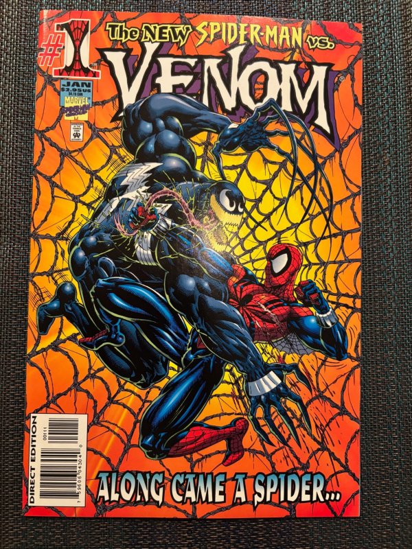 Venom: Along Came a Spider #1, raw, ungraded comic book — front cover