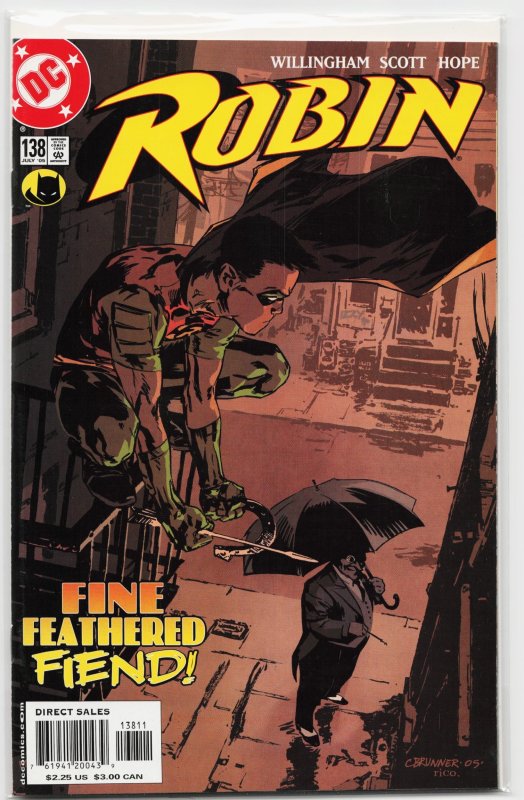 Robin #138 (DC Comics, 2005), raw, ungraded comic book — front cover