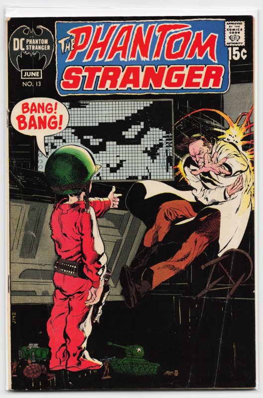 The Phantom Stranger #13 (DC Comics, 1971), raw, ungraded comic book — front cover