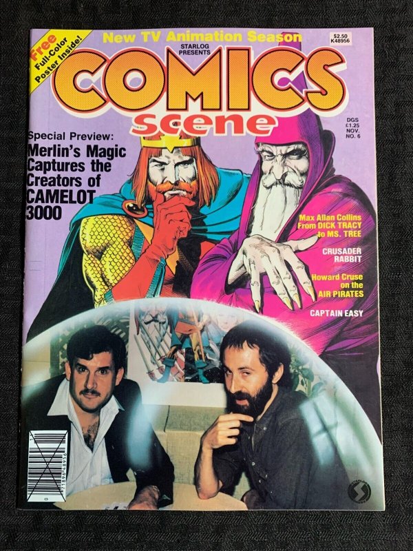 1982 Comics Scene Magazine #6 (1982), raw comic book in 7.0 condition — front cover