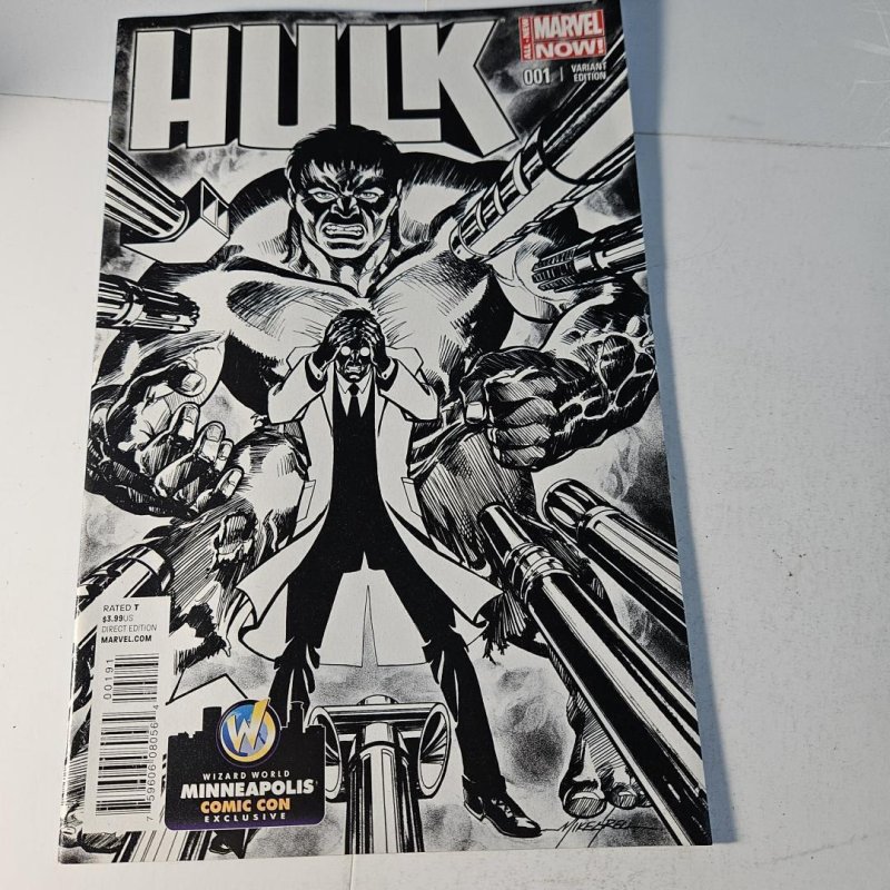 Hulk #1 (Marvel Comics, 2014), raw comic book in VF condition — front cover