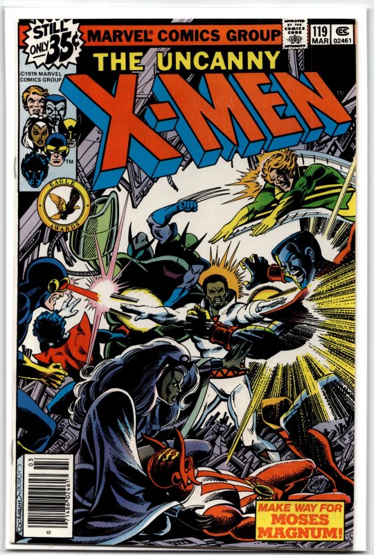 The X-Men #119 (Marvel Comics, 1979), raw, ungraded comic book — front cover