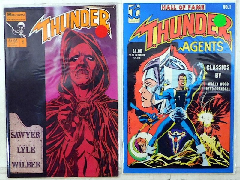 T.h.u.n.d.e.r. Lot of 2 #1, Agents 1 1985 Solson NoMan 1st Print Comic Books (1985), raw, ungraded comic book — front cover