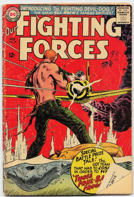 Our Fighting Forces #95 (DC Comics, 1965), raw, ungraded comic book — front cover