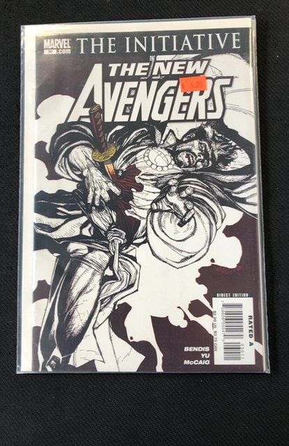 New Avengers #30 (Marvel Comics, 2007), raw, ungraded comic book — front cover