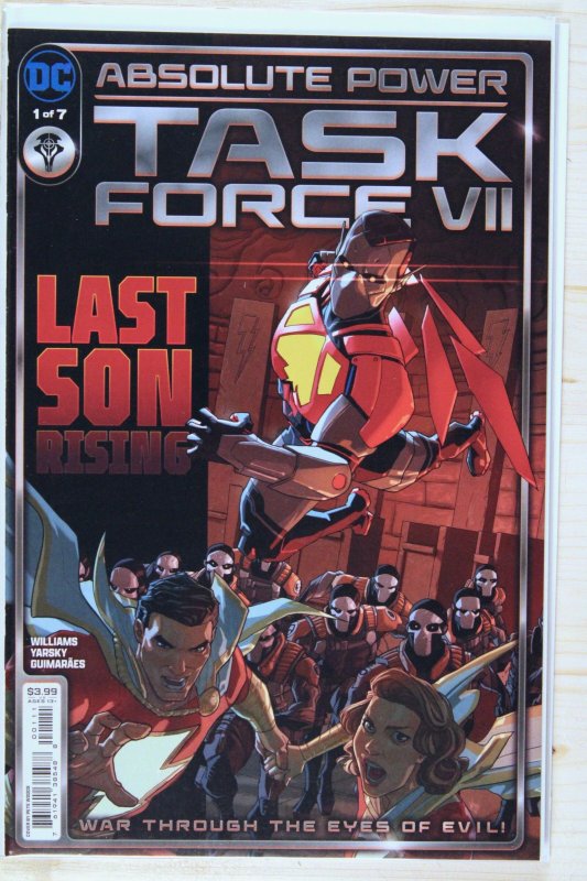 Absolute Power: Task Force VII #1 (DC Comics, 2024), raw comic book in NM+ 9.6 condition — front cover