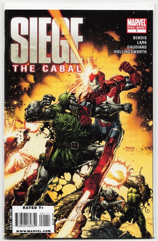 Siege: The Cabal (2010) (2010), raw, ungraded comic book — front cover