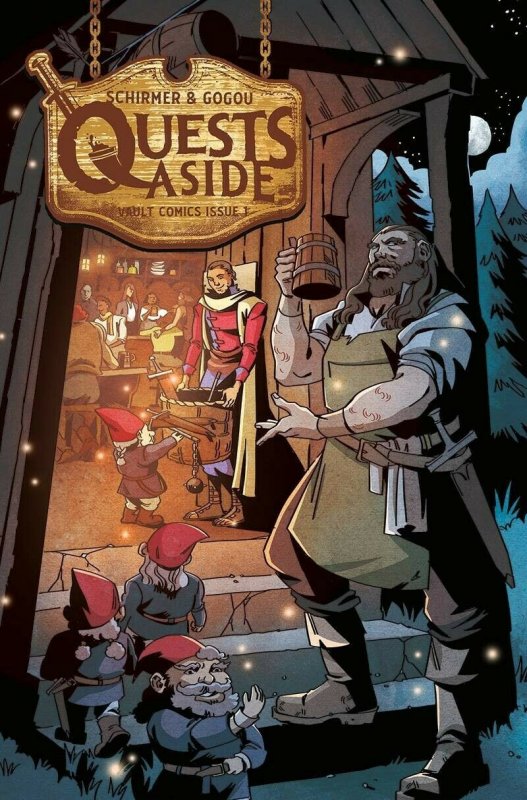 Quests Aside #1 (2022), raw, ungraded comic book — front cover