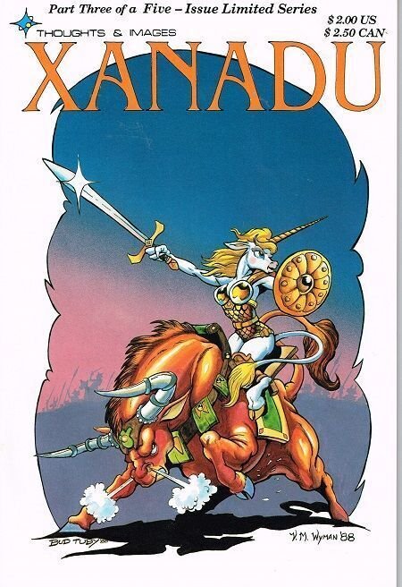 Xanadu #5 (1988), raw, ungraded comic book — front cover
