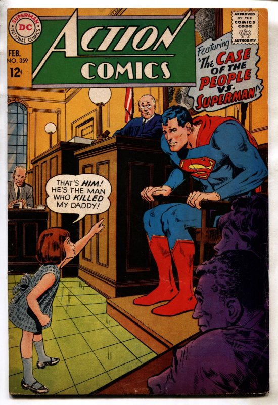 Action Comics #359 (DC Comics, 1968), raw, ungraded comic book — front cover