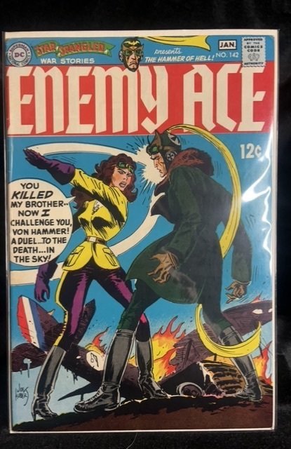 Star Spangled War Stories #142 (DC Comics, 1968), raw, ungraded comic book — front cover