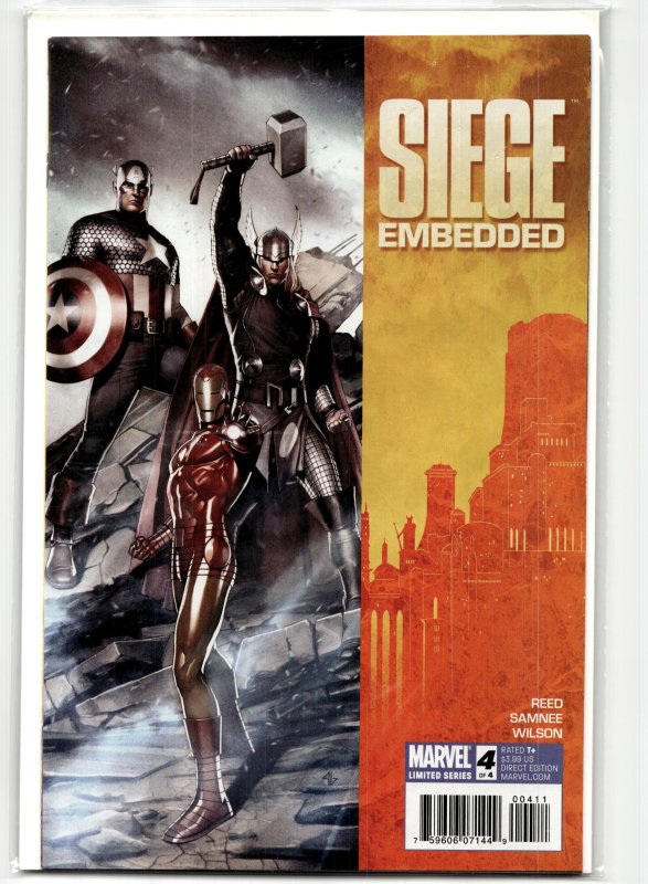 Siege: Embedded #4 (Marvel Comics, 2010), raw, ungraded comic book — front cover