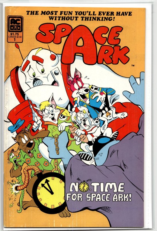 Space Ark #1 (1985), raw, ungraded comic book — front cover