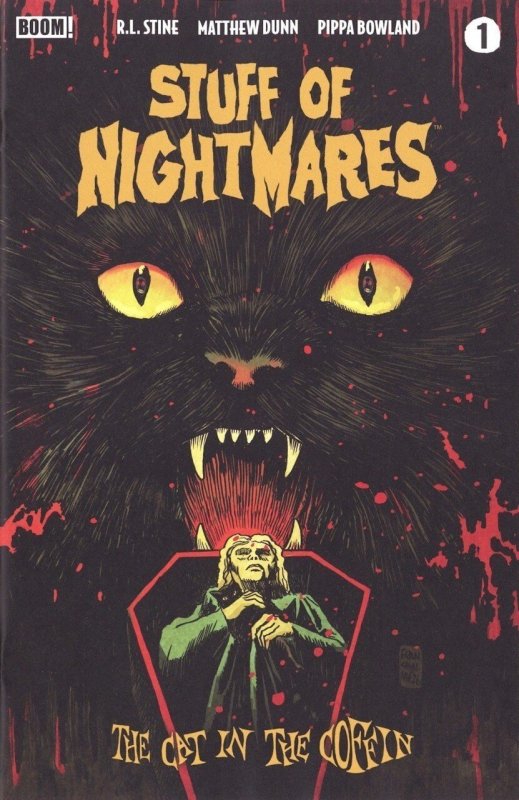 Stuff of Nightmares: The Cat in the Coffin #1 (Boom! Studios, 2026), raw, ungraded comic book — front cover