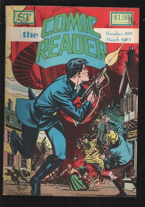 Comic Reader #209 (1983), raw, ungraded comic book — front cover