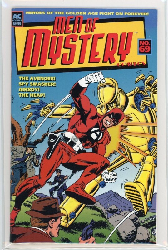 Men of Mystery Comics #69, raw comic book in VF- 7.5 condition — front cover