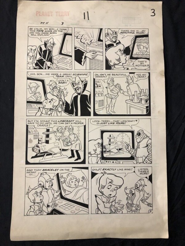 Planet Terry Issue #11, raw, ungraded comic book — front cover