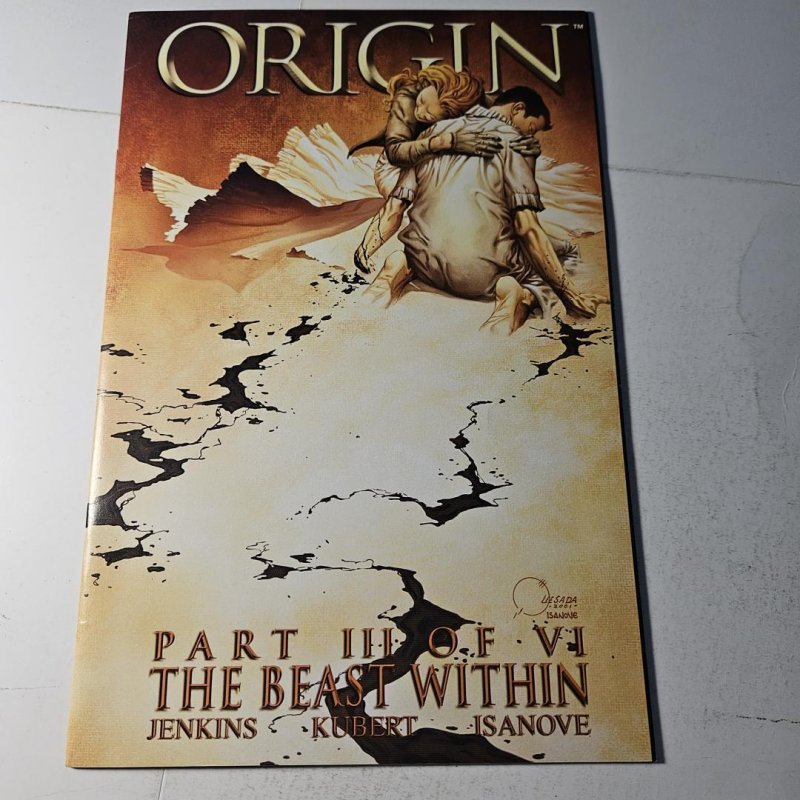 Origin #3 (Marvel Comics, 2001), raw comic book in NM condition — front cover