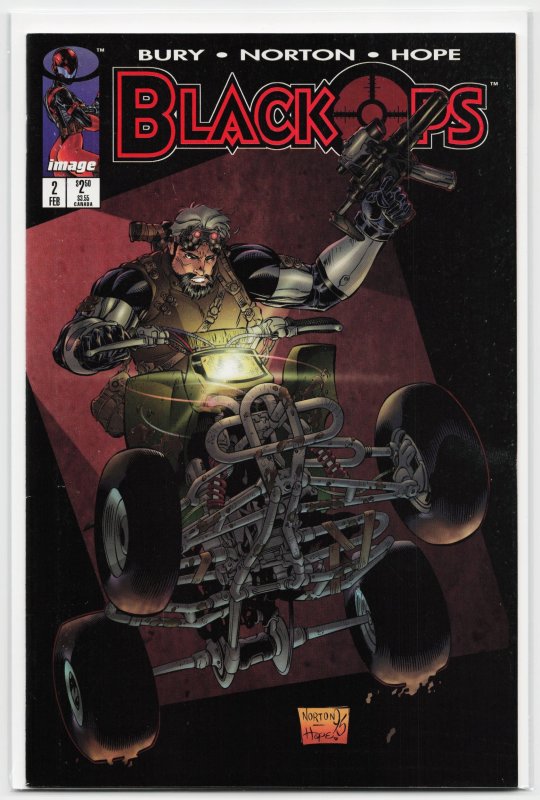 Black Ops #2 (1996), raw, ungraded comic book — front cover