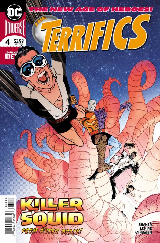 The Terrifics #4 (2018), raw comic book in VF/NM condition — front cover