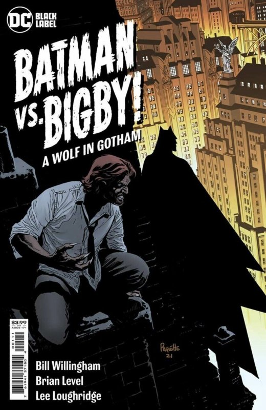 Batman vs. Bigby! A Wolf in Gotham #1 (2021), raw comic book in VF/NM condition — front cover