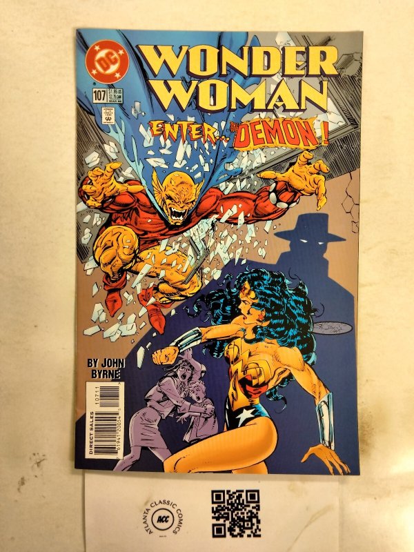 Wonder Woman #107 (DC Comics, 1996), raw comic book in NM condition — front cover