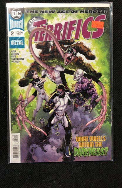 The Terrifics #2 (2018), raw, ungraded comic book — front cover