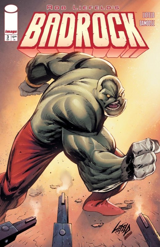 Badrock #3 (2026), raw comic book in NM condition — front cover