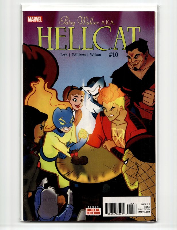 Patsy Walker, A.K.A. Hellcat! #10 (2016), raw, ungraded comic book — front cover
